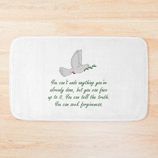 Item preview, You Can't Undo Anything You've Already Done - Forgiveness Quote designed and sold by CrankyOldDude.