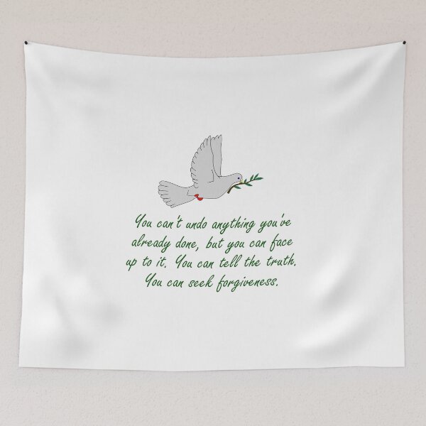 Item preview, You Can't Undo Anything You've Already Done - Forgiveness Quote designed and sold by CrankyOldDude.