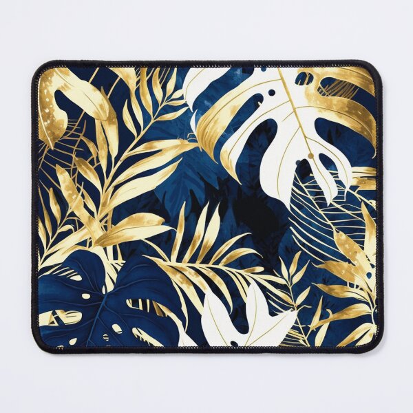 Item preview, Blue and Gold Jungle 2 designed and sold by Aurore-dessin.