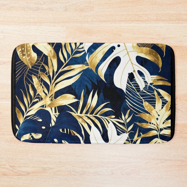 Item preview, Blue and Gold Jungle 2 designed and sold by Aurore-dessin.