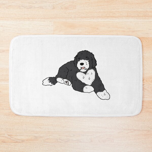 Item preview, Portuguese water dog cute illustration  designed and sold by Yarafantasyart.