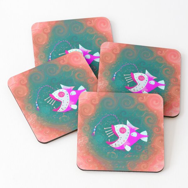 Item preview, Boho Fish Art or Bohemian Style Home Décor Hippie Funky Vibe Style 1 of 2 designed and sold by Beachy.
