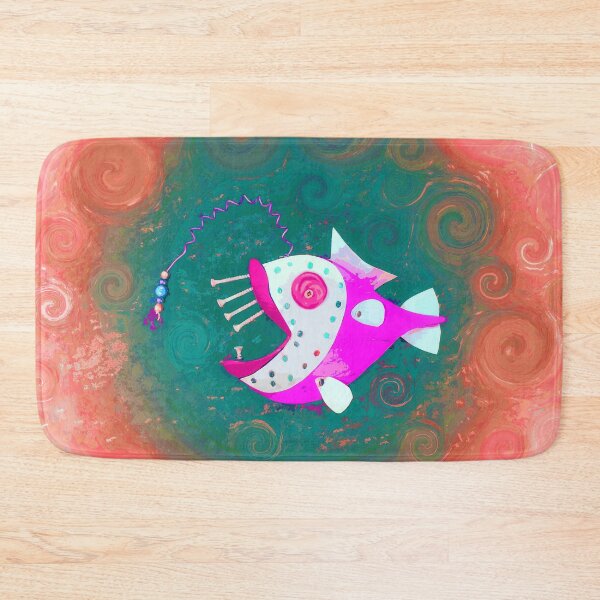 Item preview, Boho Fish Art or Bohemian Style Home Décor Hippie Funky Vibe Style 1 of 2 designed and sold by Beachy.