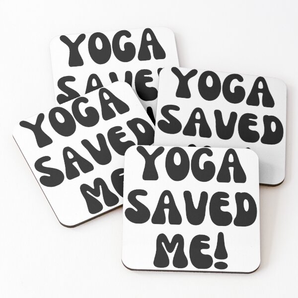 Item preview, Yoga Saved Me!  designed and sold by Finds.