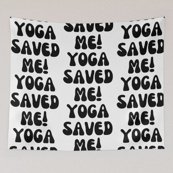 Item preview, Yoga Saved Me!  designed and sold by Finds.