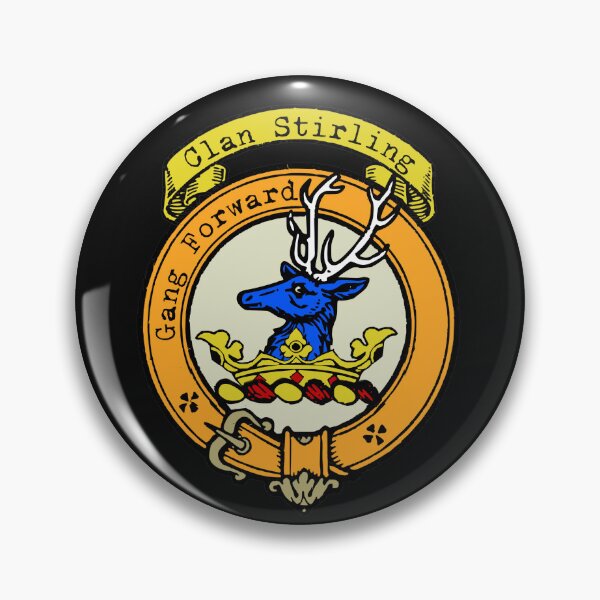 Item preview, Stirling Clan Surname crest designed and sold by BagTown Clans.
