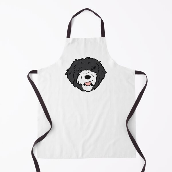 Item preview, Portuguese water dog cute illustration designed and sold by Yarafantasyart.