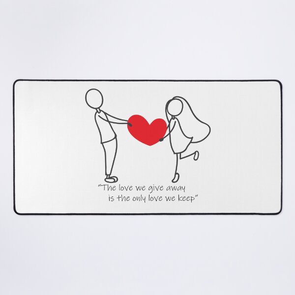 Item preview, The love we give away is the only love we keep designed and sold by Crafty-Hawk.