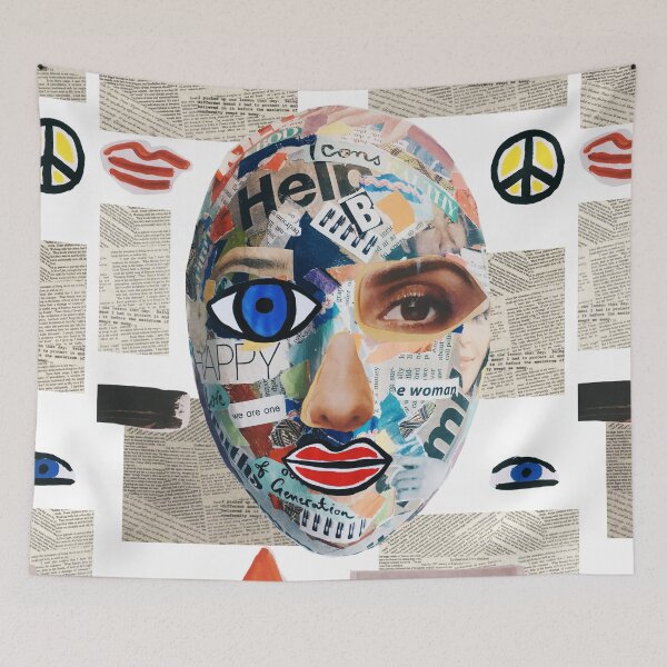Item preview, Collage Art communication designed and sold by Sameart ⭐⭐⭐⭐⭐.