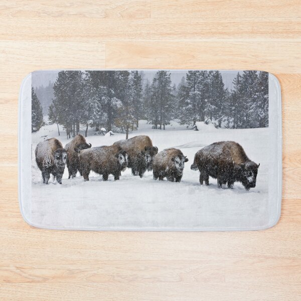 Item preview, Buffalos in the snow designed and sold by KNBS.
