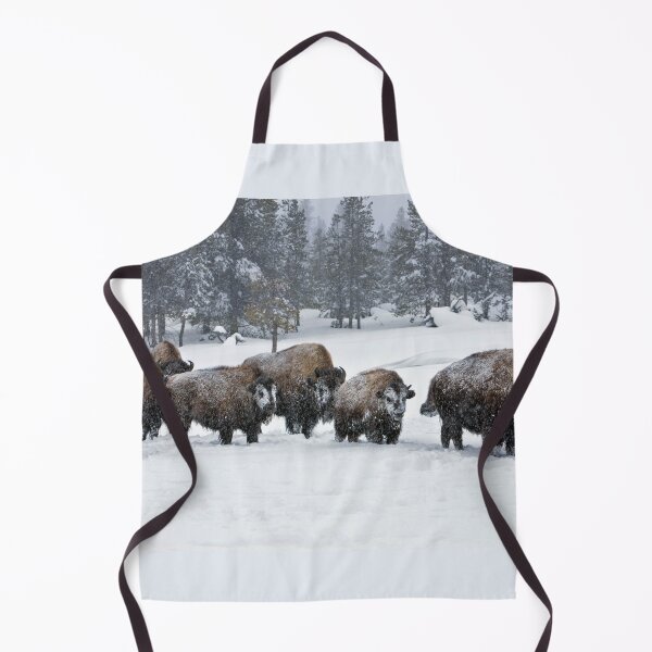 Item preview, Buffalos in the snow designed and sold by KNBS.