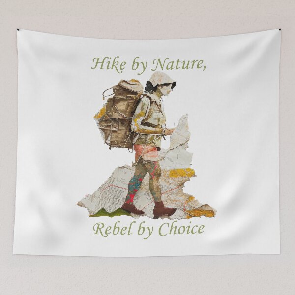 Item preview, Hike by Nature, Rebel by Choice designed and sold by Almost-There.