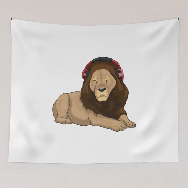 Item preview, Lion Headphone Music designed and sold by Snabdesign84.