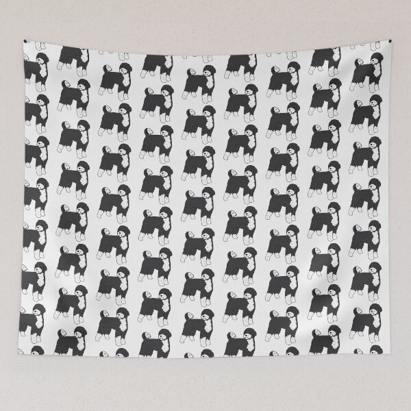 Item preview, Portuguese water dog cute illustration  designed and sold by Yarafantasyart.