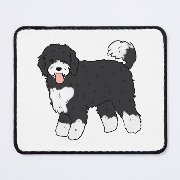 Item preview, Portuguese water dog cute illustration designed and sold by Yarafantasyart.