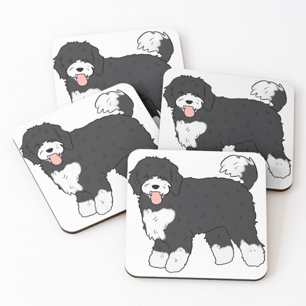 Item preview, Portuguese water dog cute illustration  designed and sold by Yarafantasyart.