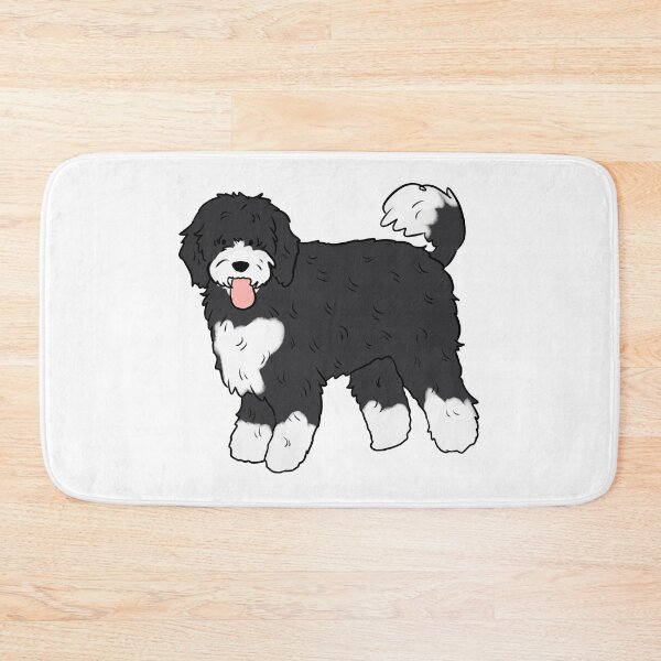 Item preview, Portuguese water dog cute illustration  designed and sold by Yarafantasyart.