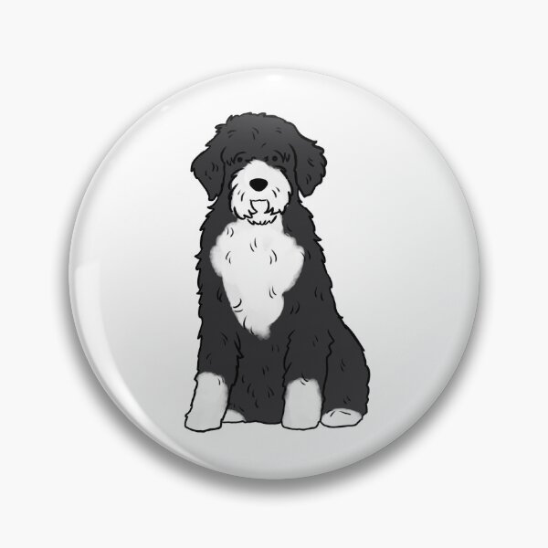 Item preview, Portuguese water dog cute illustration  designed and sold by Yarafantasyart.