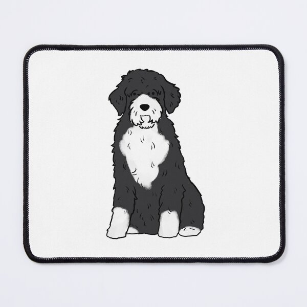 Item preview, Portuguese water dog cute illustration designed and sold by Yarafantasyart.