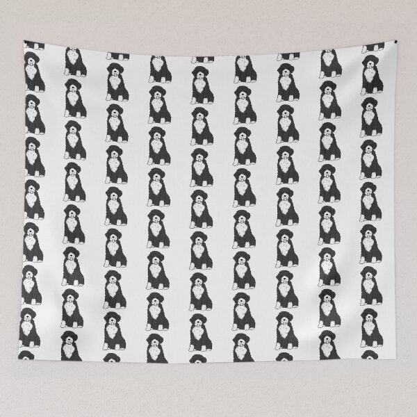 Item preview, Portuguese water dog cute illustration  designed and sold by Yarafantasyart.