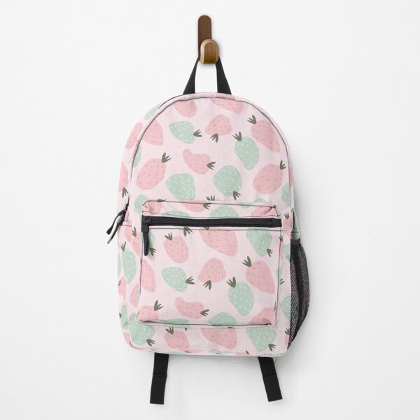 Item preview, Abstract Strawberry Pattern in Mint and Pink designed and sold by papierquarell.