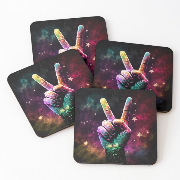 Item preview, Peace, stars, love designed and sold by A-O-Daily.