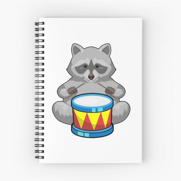 Item preview, Raccoon Musician Drum Music designed and sold by Snabdesign84.