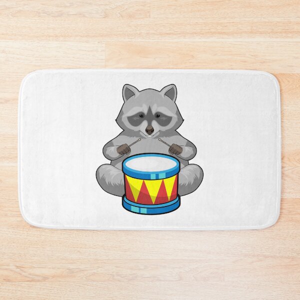 Item preview, Racoon Musician Drum Music designed and sold by Snabdesign84.