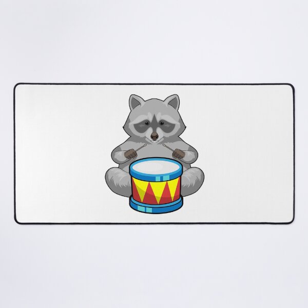 Item preview, Racoon Musician Drum Music designed and sold by Snabdesign84.