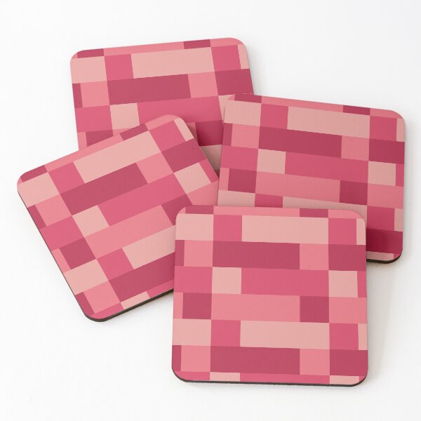 Item preview, Geometric Block Pattern (pink) designed and sold by OddlyInk.