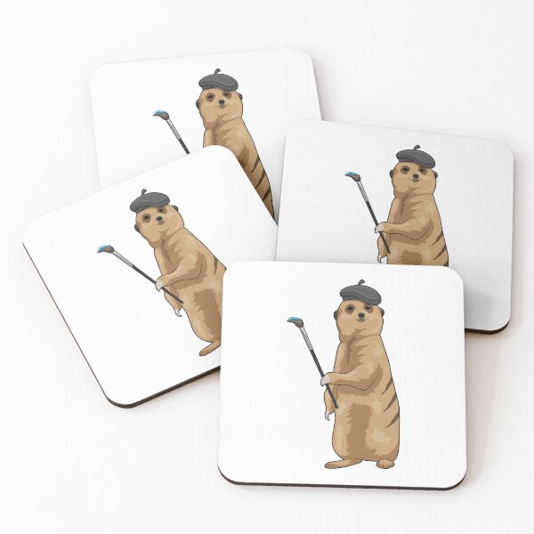 Item preview, Meerkat Painter Paint brush designed and sold by Snabdesign84.