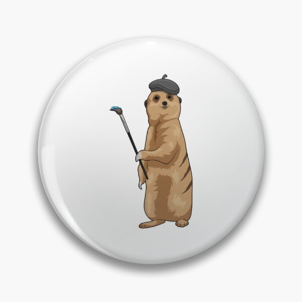 Item preview, Meerkat Painter Paint brush designed and sold by Snabdesign84.