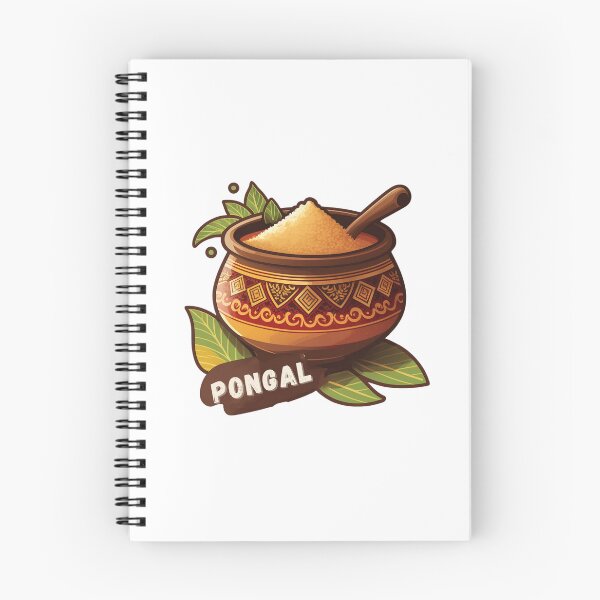 Item preview, happy Pongal : Celebrate Pongal with a Festive Food Feast designed and sold by Robo-toons.