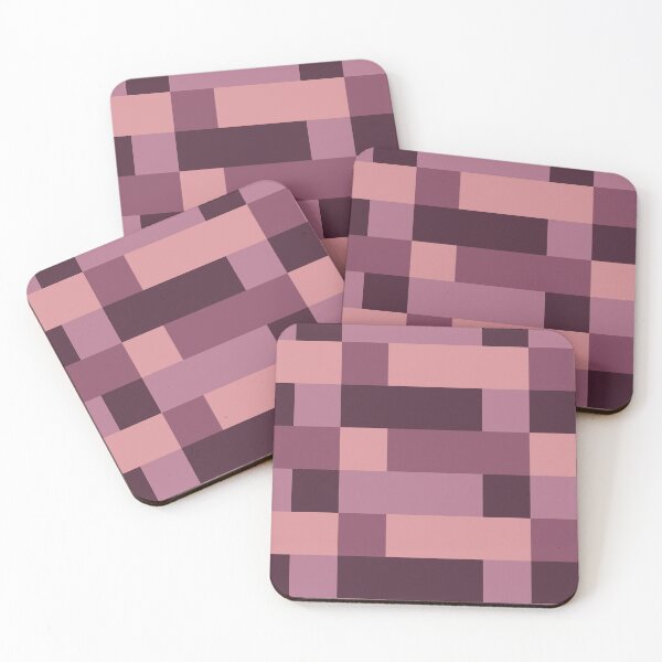 Item preview, Geometric Block Pattern (purple) designed and sold by OddlyInk.