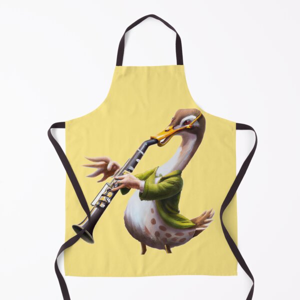 Item preview, Oboe Duck , Duck with Oboe , Oil Painting designed and sold by Color-Me-Blue.
