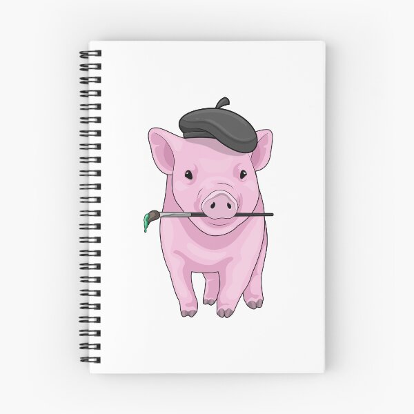 Item preview, Pig Painter Paintbrush Painting designed and sold by Snabdesign84.