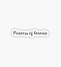 Princess of Genovia Sticker