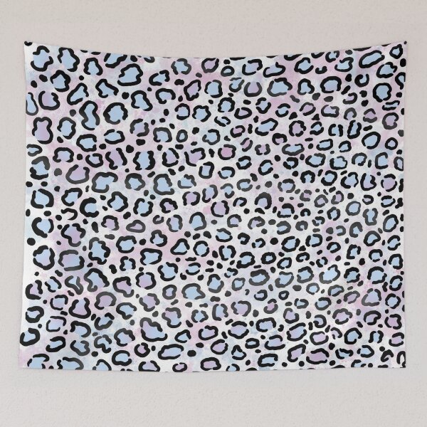 Item preview, watercolor wild cat pattern designed and sold by BiscuitSnack.