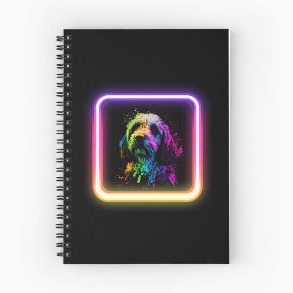 Item preview, Cockapoo Neon Splatter Insta Dog designed and sold by The-Vault.