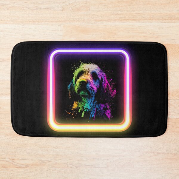 Item preview, Cockapoo Neon Splatter Insta Dog designed and sold by The-Vault.