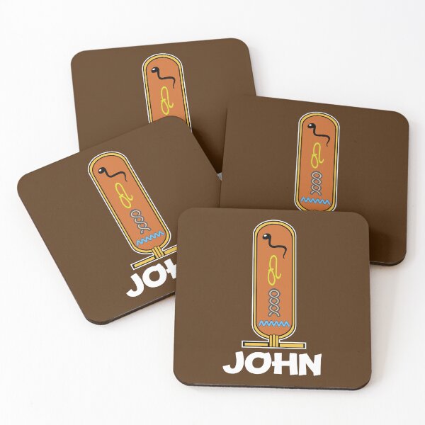 Artikelvorschau, JOHN – amerikanische Namen in Hieroglyphenbuchstaben – JOHN, Name in einem pharaonischen Khartouch – hieroglyphische pharaonische Namen entworfen und verkauft von Quotesgallery.