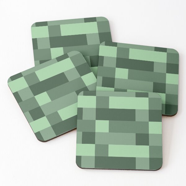 Item preview, Geometric Block Pattern (green) designed and sold by OddlyInk.