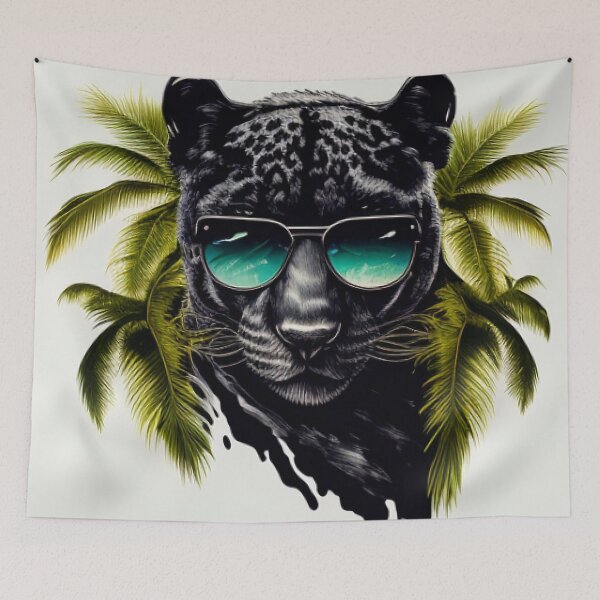 Item preview, Black panther in sunglasses  designed and sold by Maryberry96.
