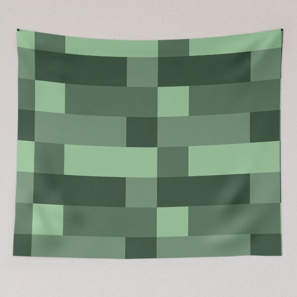 Item preview, Geometric Block Pattern (green) designed and sold by OddlyInk.