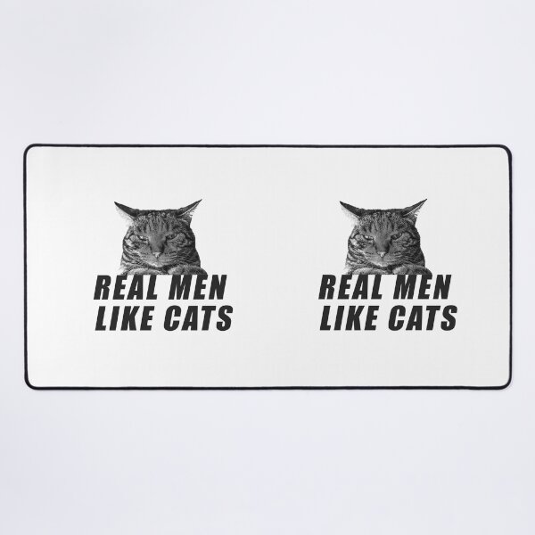 Item preview, REAL MEN LIKE CATS designed and sold by EnR-designs.