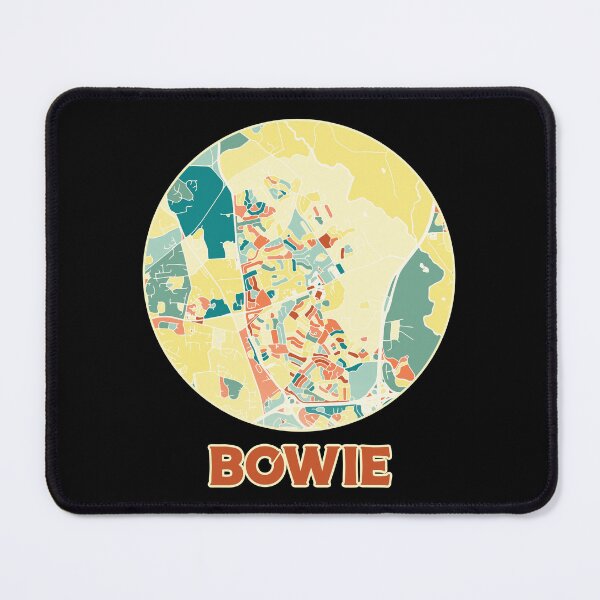 Item preview, Bowie Maryland map in mozaique colors designed and sold by chrlalexandru.