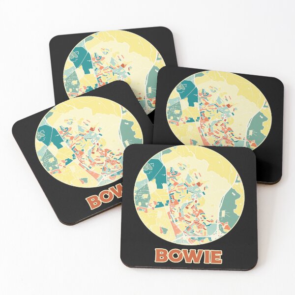 Item preview, Bowie Maryland map in mozaique colors designed and sold by chrlalexandru.