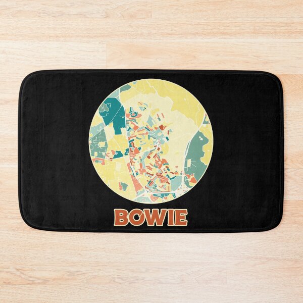 Item preview, Bowie Maryland map in mozaique colors designed and sold by chrlalexandru.