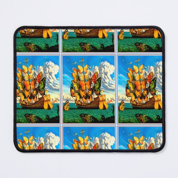 Item preview,  Vintage Butterfly Ship Abstract Collage Print designed and sold by posterbobs.