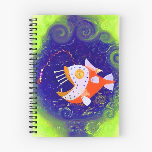Item preview, Boho Fish Art or Bohemian Style Home Décor Hippie Funky Vibe Style 2 of 2 designed and sold by Beachy.